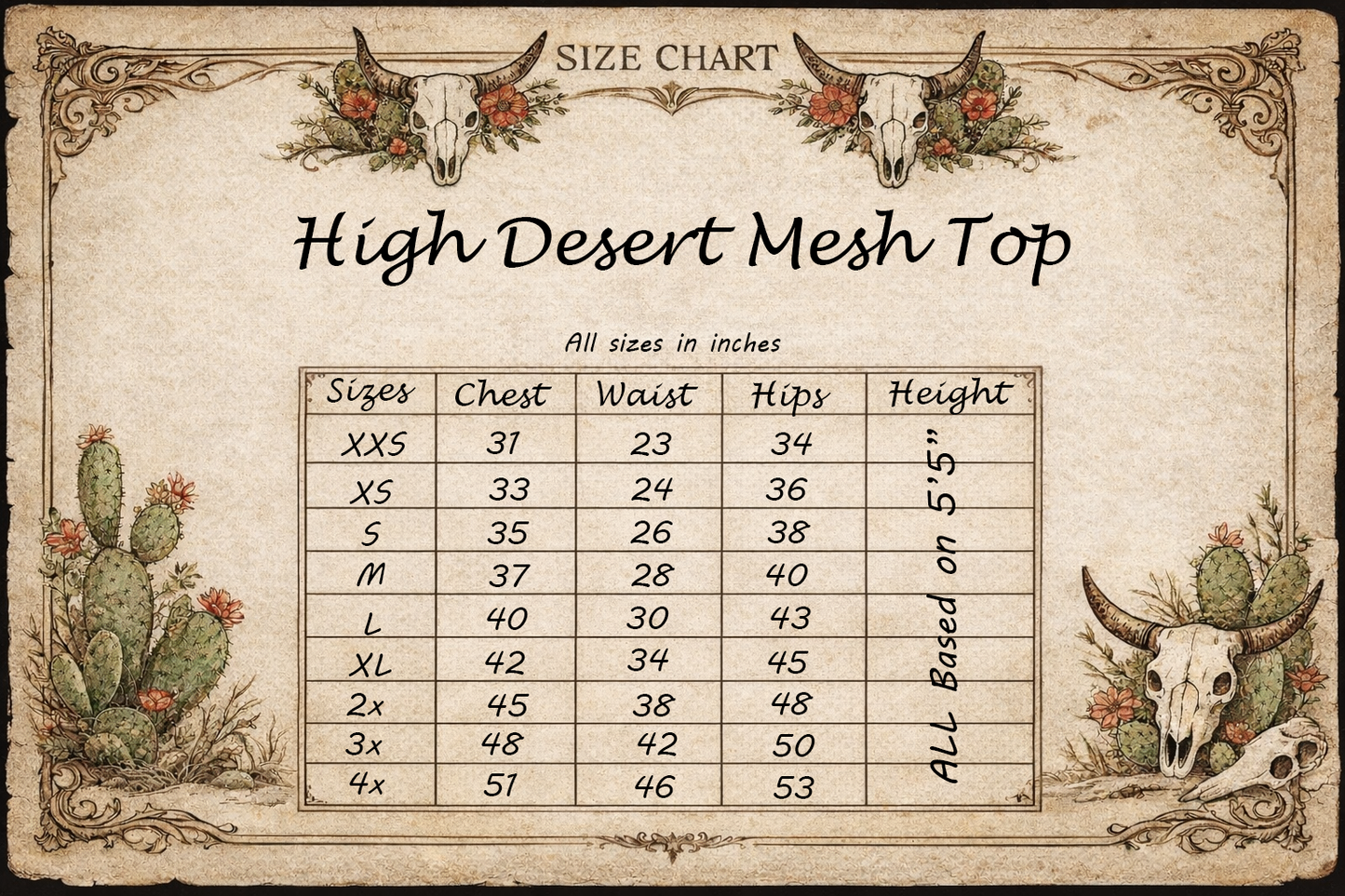 High Desert Mesh Top
