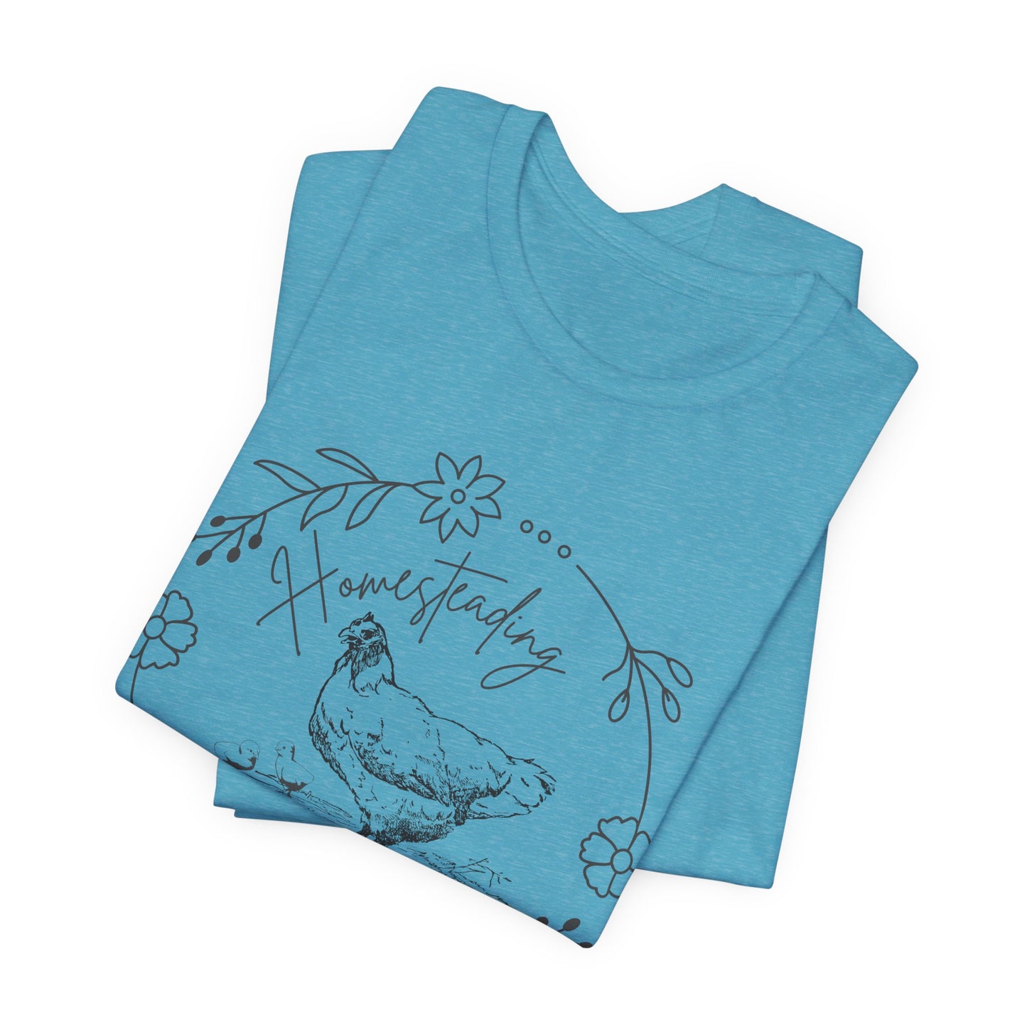 🐓🌿 Homesteading Mama Tee 🌿🐓 Short Sleeve Tee