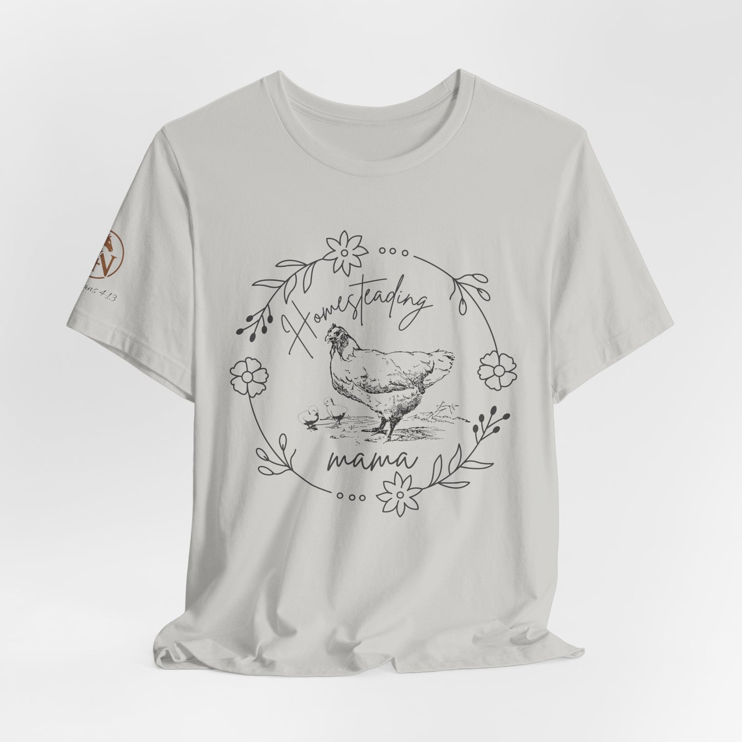 🐓🌿 Homesteading Mama Tee 🌿🐓 Short Sleeve Tee