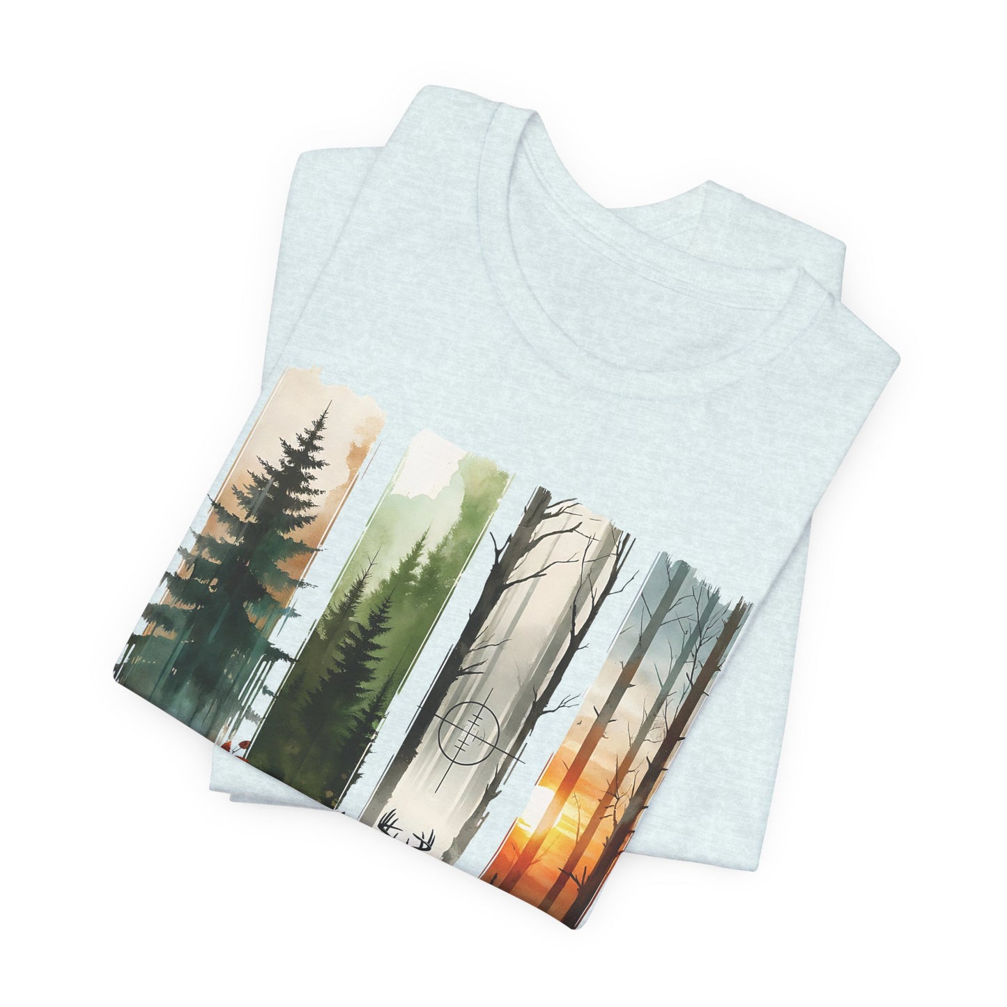 There be deer! Hunting & Wilderness Short Sleeve Tee
