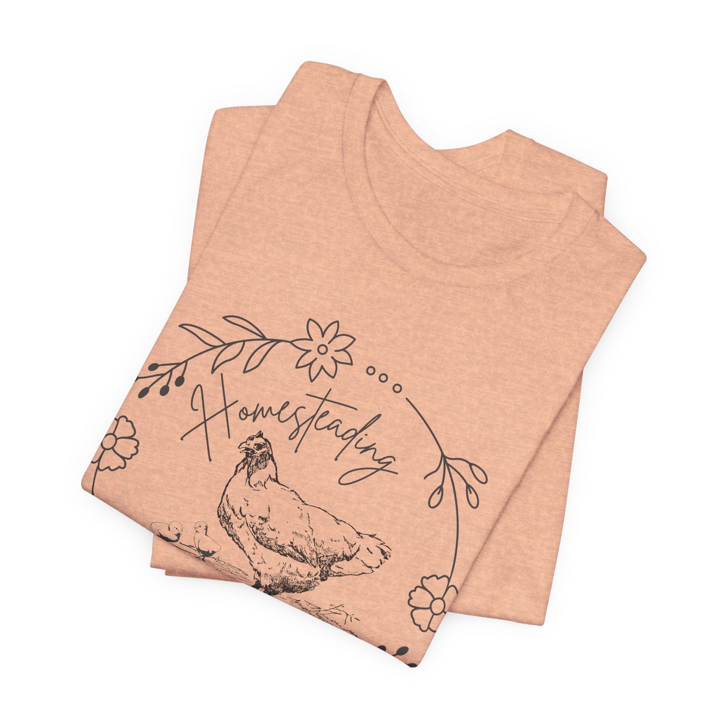 🐓🌿 Homesteading Mama Tee 🌿🐓 Short Sleeve Tee