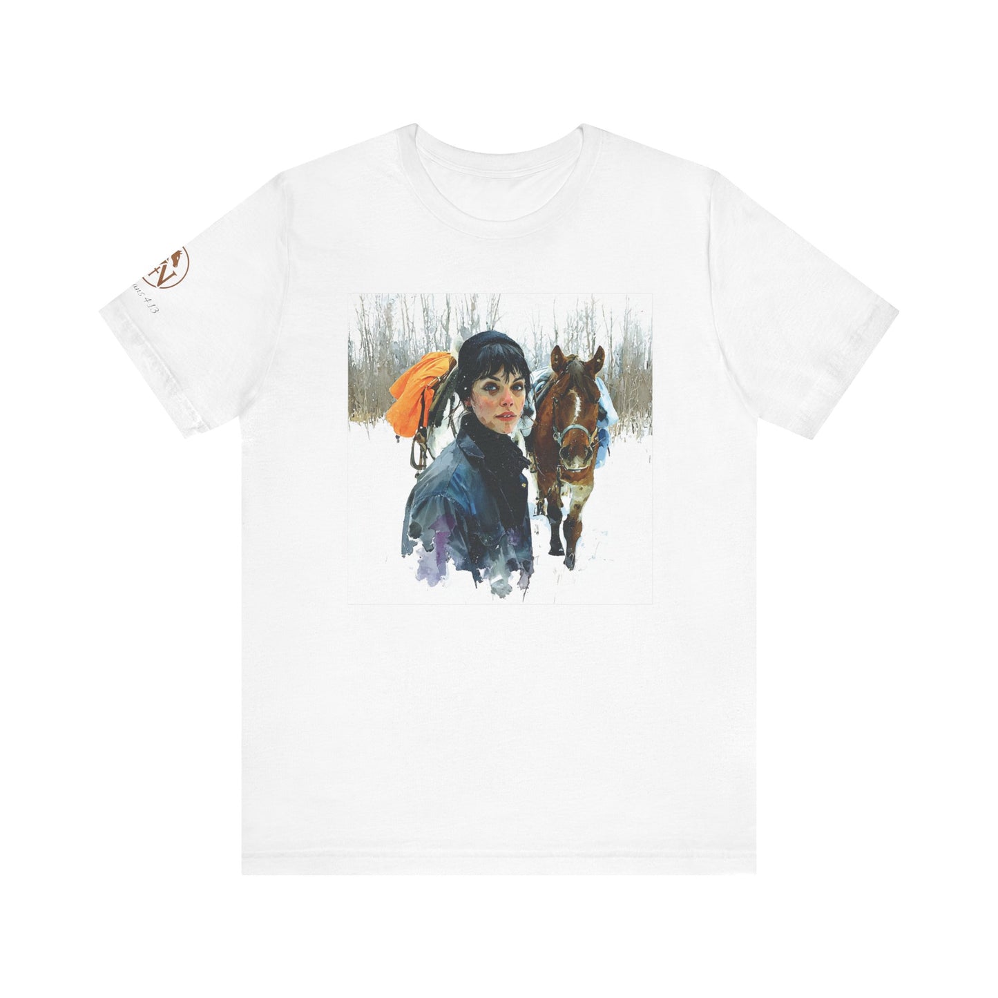 Equine Blizzard Bliss Unisex Jersey Short Sleeve Tee
