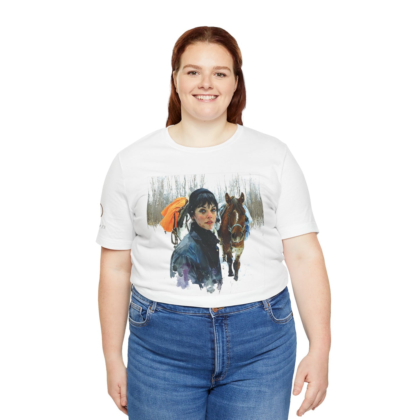 Equine Blizzard Bliss Unisex Jersey Short Sleeve Tee