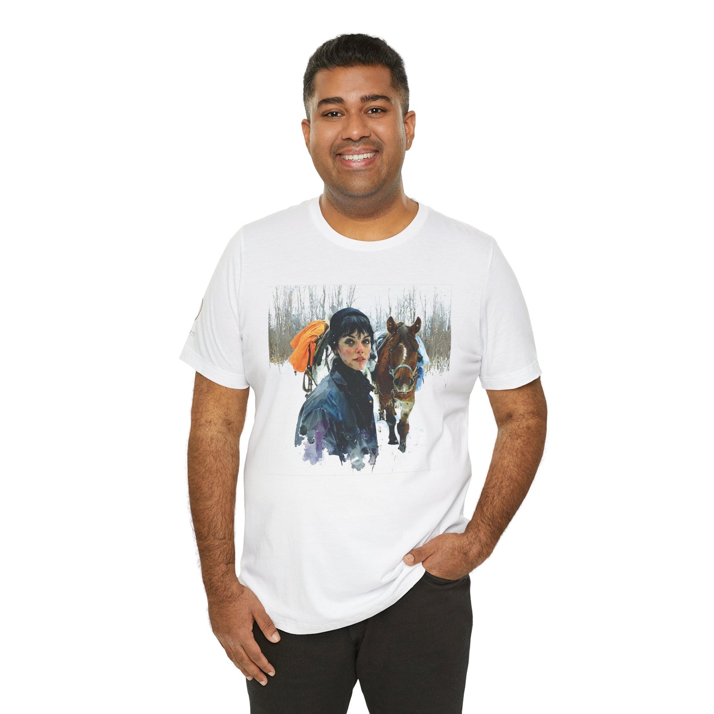 Equine Blizzard Bliss Unisex Jersey Short Sleeve Tee
