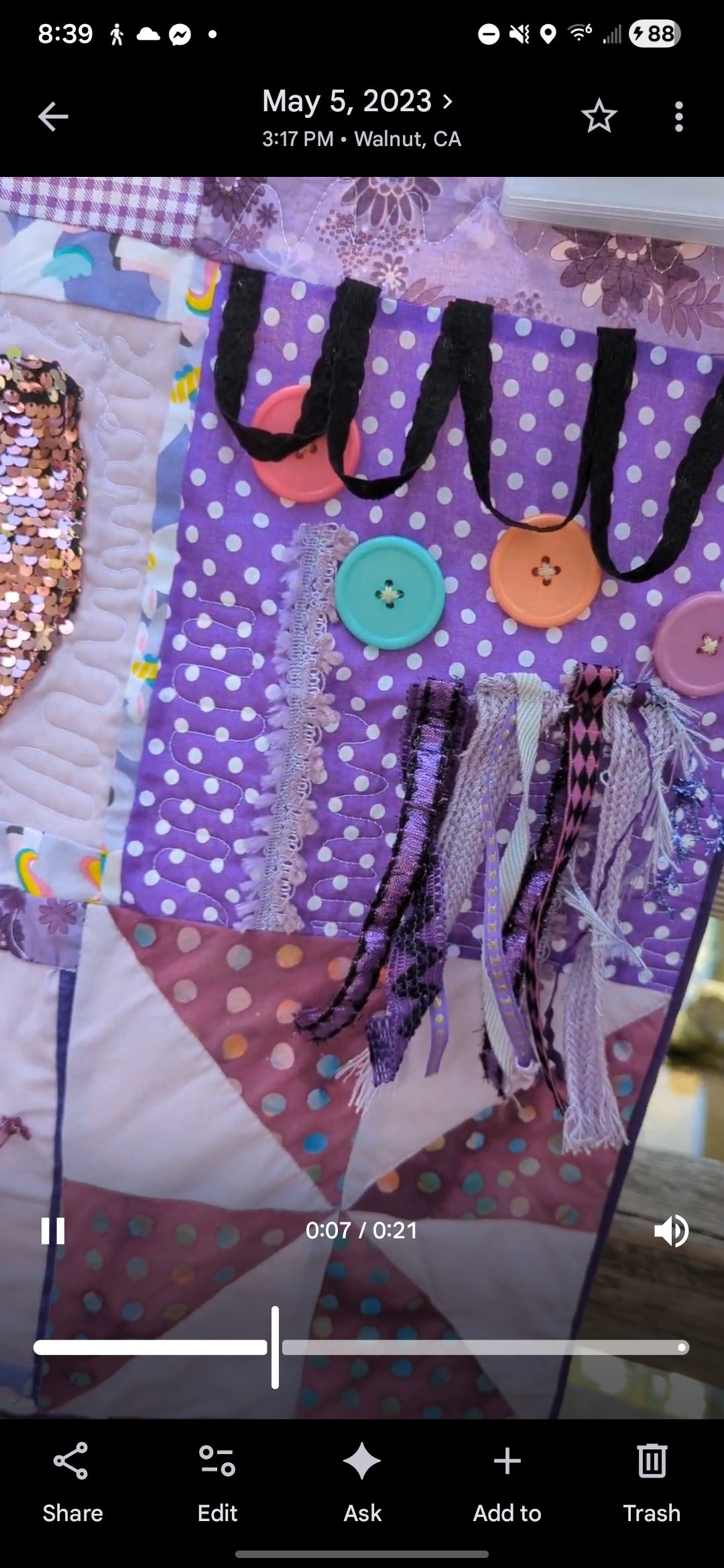 Personalized Dementia Fidget Quilt | Memory Care Blanket with Custom Photos | Alzheimer’s Sensory Lap Quilt | Comfort Gift for Loved Ones