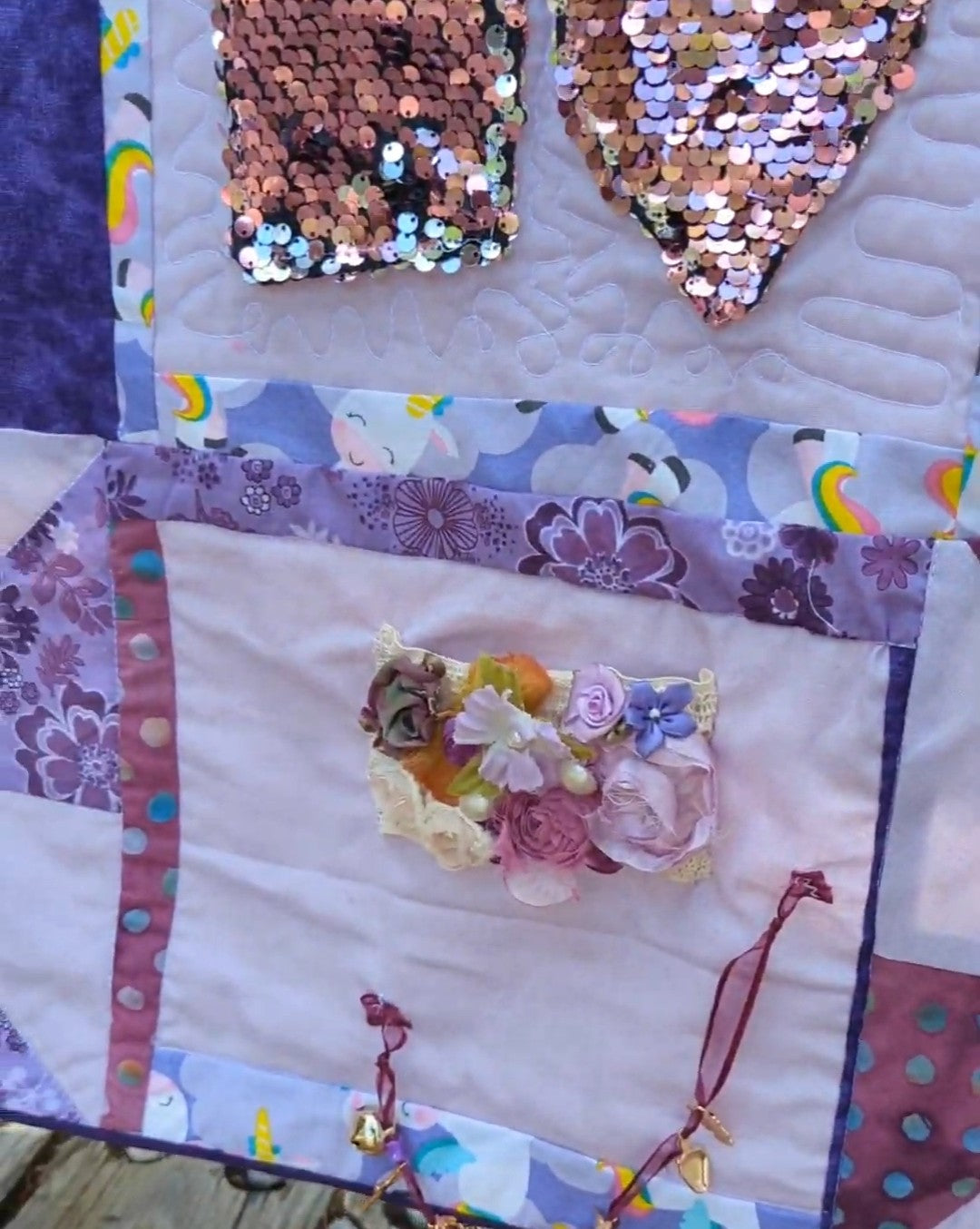 Personalized Dementia Fidget Quilt | Memory Care Blanket with Custom Photos | Alzheimer’s Sensory Lap Quilt | Comfort Gift for Loved Ones