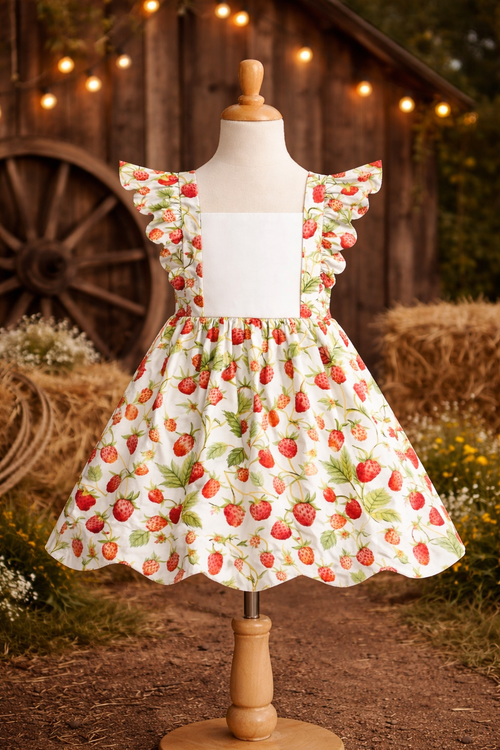 Pink Gingham Ruffle Dress – Girls Western Boutique Dress